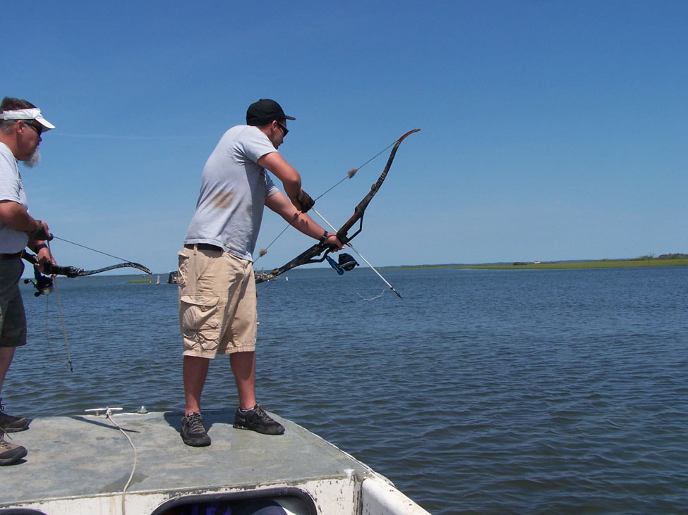 Bowfishing takes up where rod-reel won't work during dog days of